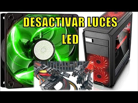 Quitar Desactivar Apagar Luces Led Rgb De Ventilador Cooler Fan En Pc ...