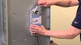 Installing a Siemens Damper Actuator