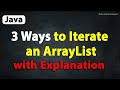 Java Program to Iterate an ArrayList | Iterate over an ArrayList