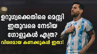 ഉറുഗ്വക്കെതിരെ മെസ്സി ഇതുവരെ നേടിയ ഗോളുകൾ എത്ര? വിശദമായ കണക്കുകൾ ഇതാ! | Uruguay vs Argentina