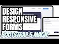 Responsive Registration Form using Bootstrap 5 | Responsive website designing