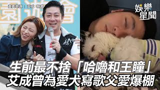 生前最不捨「哈嚕和王瞳」！艾成曾為愛犬寫歌父愛爆棚｜娛樂星聞