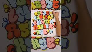 How To Draw Bubble Letters