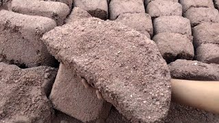 New fantastic 🤩 soft dusty super gritty dirt Giant chunks 4 types crumbling satisfying ASMR sounds