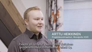 Woodpolis-alueen sivuvirtojen ja materiaalien hyödyntäminen