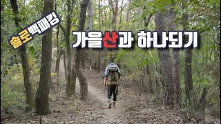 가을산 백패킹 / 경기도 박지추천 / 산 백패킹 팁 / 솔로캠핑 / 구독자님의 맛있는 선물