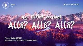 "Allô? Allô? Allô?" (Speed Up) [TikTok Remix] | Nej' - Paro (Lyrics)