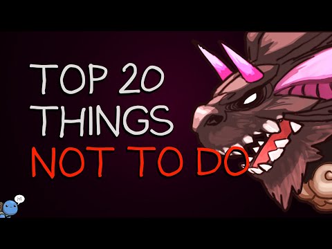 Crush Them All Top 20 Things NOT to do JUNE 2021