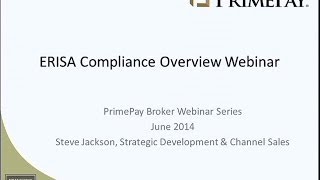 ERISA Compliance Overview