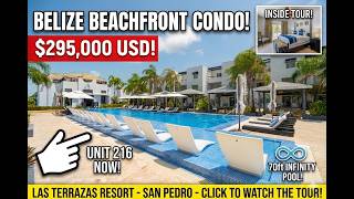 Inside a $295K Beachfront Condo in Belize! 🇧🇿 | Las Terrazas Resort
