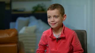 Boy suffers stroke at age 7, dad credited with recognizing warning signs