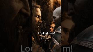 Kratos gives words of encouragement to Tyr