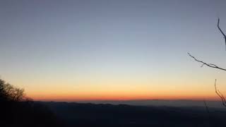 赤城山、鳥居峠の朝日