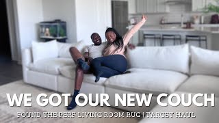 Vlog | We finally got our new rug and couch! | Target Haul | More...