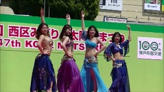 神戸市外国語大学ベリーダンスサークルPremila@Kansai Girls Dance 2017 Spring