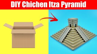 DIY Chichen Itza Pyramid | How to Make Chichen Itza Pyramid