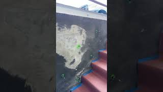 Hydrophobic wall injection #construction #hydrophobic  #concretestructures #moisturewallrepair