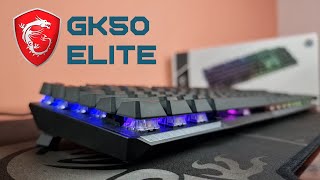 I am a true GAMER now - MSI Vigor GK50 Elite mechanical keyboard