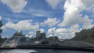 DR JAMES Driving through a Tunnel on the way to Amsterdam Centrum in Netherlands on 17/7/2023