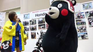 【Enjoy Honda2015】くまモン動画チェックまする？＠アクセス札幌2015/07/11