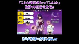 【原神／俺のキャラを見てくれ.266】「２年かけて厳選を終えた」草薙雷電登場！！【ねるめろ】【切り抜き】#shorts