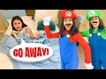 *PRANK* Annoying Our Sister For 24 HOURS as Mario and Luigi | GEM Sisters