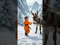 baby vs donkey kungfu fight cute funny baby animals