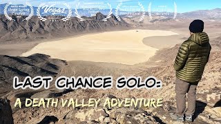 Last Chance Solo: A Death Valley Adventure (award-winning film)