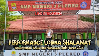 LIVE PERFORMANCE LOMBA SHALAWAT Dalam Rangka Memperingati Maulid Nabi Muhammad SAW Tahun 2024