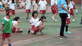 20190427 景新國小運動會-宥宥滾完大球等待時間