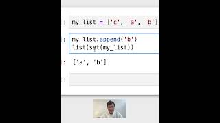 Python List Trick: Unique Items with Sets