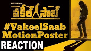 Vakeel Saab  Motion Poster Live Reaction | Pawan Kalyan | Review