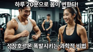 하루 20분으로 몸이 변한다! 성장 호르몬 폭발시키는 과학적 비법 #성장호르몬 #근육성장 #지방분해 #운동루틴 #건강관리 #몸짱만들기 #다이어트성공 #다이어트비법