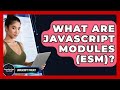 What Are JavaScript Modules (ESM)? - JavaScript Toolkit