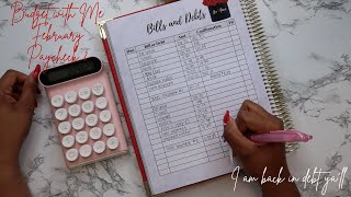 Budget with me  February Paycheck 2|Back in DEBT!