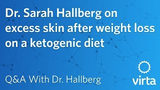 Dr. Sarah Hallberg on excess skin after weight loss on a ketogenic diet