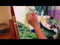 painting a great horned owl