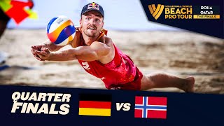 Ehlers/Wickler vs. Mol, A./Sørum, C. - Quarter Finals Highlights | Doha Finals 2024 #BeachProTour