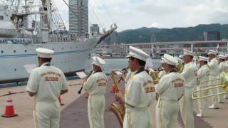 2017年7月18日海王丸神戸港出港