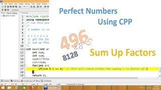 perfect number c++ | cpp programming video tutorial
