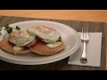 Krusteaz Professional Protein Buttermilk Pancakes Benedict