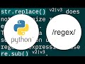 Python string.replace regular expression
