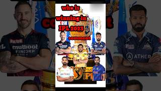 who is winning IPL 2023 RCB vs CSK vs GT vs lsg vs MI #shorts#youtube#yt#cricket#trending#viral#ipl