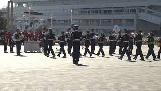 令和5年 兵庫県警年頭視閲式  音楽隊ドリル演奏(No.2)