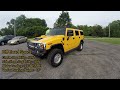 2003 hummer h2 suv 4x4 walk around video in depth review