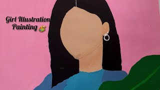 Girl Illustration Painting👩| Illustration Art| No face Illustration painting| @worldofsmritii