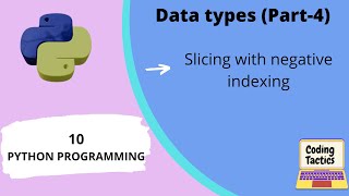 Data Types in Python | String | Part-4 | Python Programming| Lecture-10