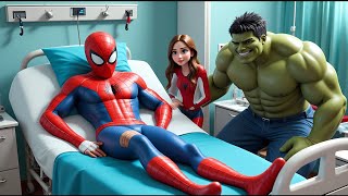 Oh No! Spiderman is Injured and in the Hospital | Marvel's Spidey and his Amazing Friends Animation