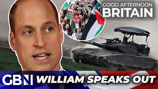 BREAKING: Prince William issues 'RARE' statement on Israel and Hamas