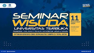 Seminar Akademik Wisuda Periode I Wilayah I Tahun Akademik 2024/2025